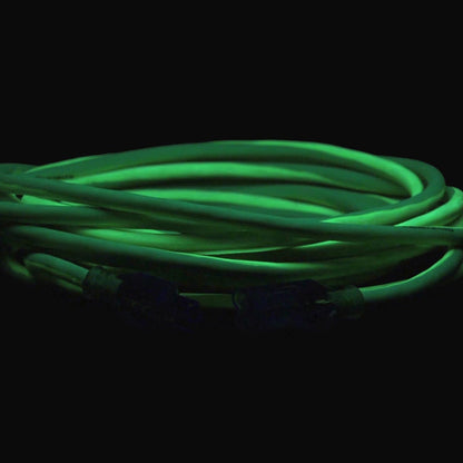 Flexzilla® Pro Extension Cord 12/3 AWG SJTW 25' Outdoor Lighted Plug ZillaGreen™