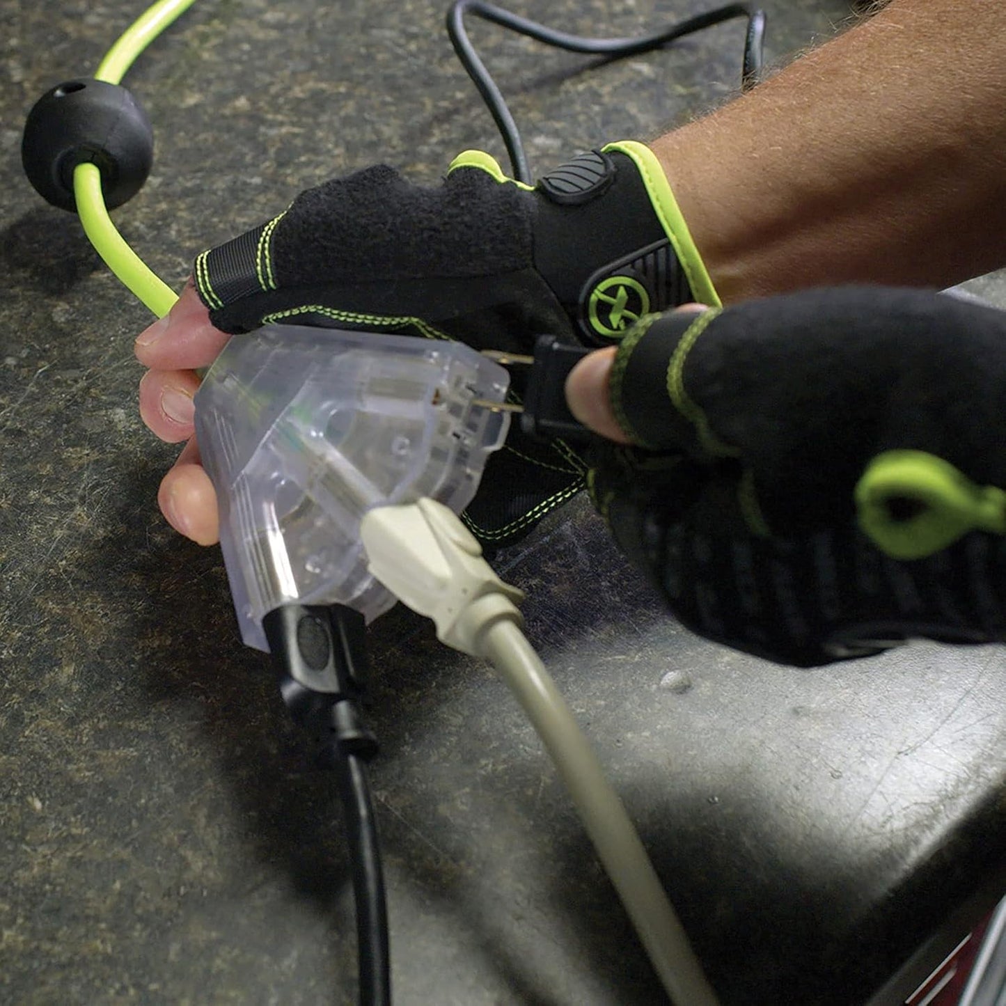 Flexzilla Pro Retractable 60' 12/3AWG Extension Cord Reel