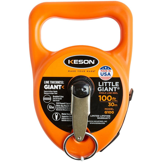 Keson "Little Giant" Chalk Line Reel - 100 ft.