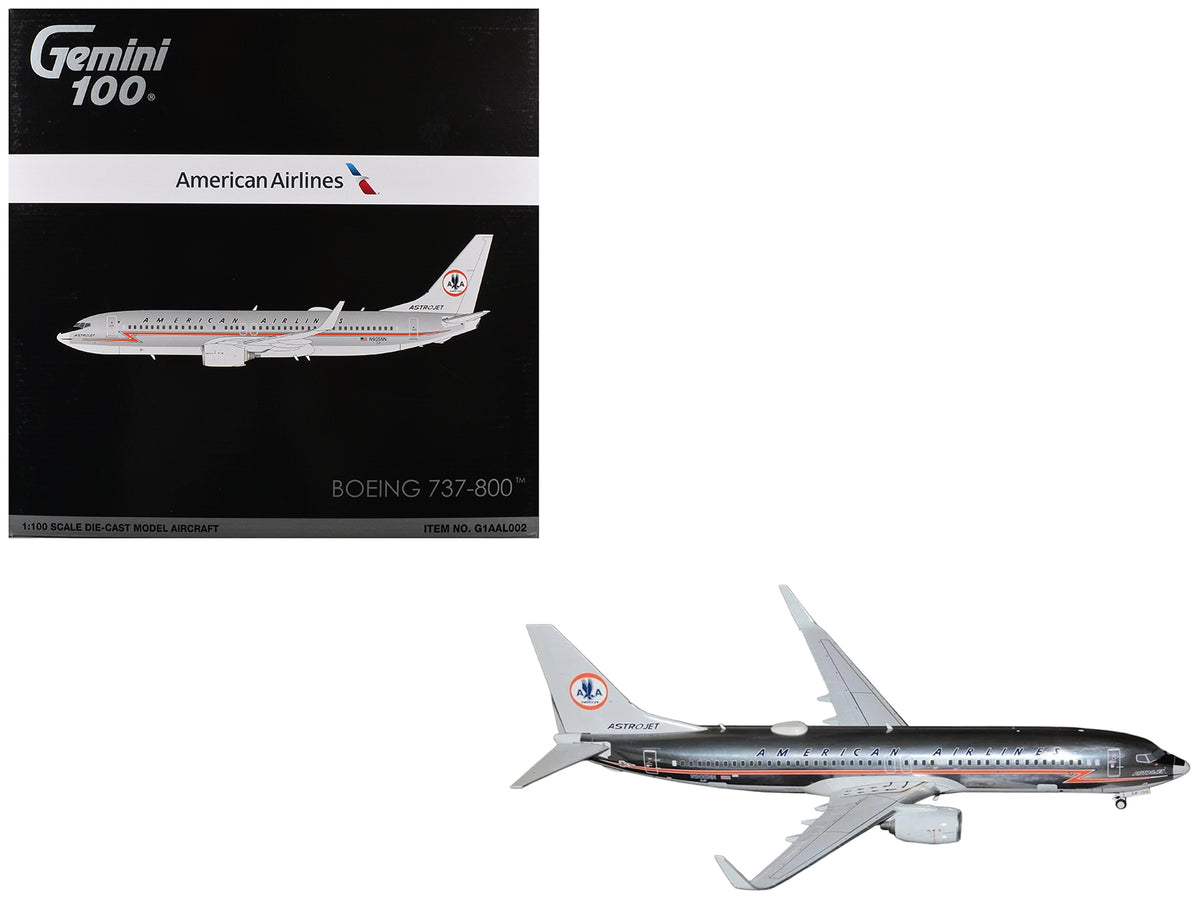 Boeing 737-800 Commercial Aircraft (N905NN) 1/100 Diecast Aircraft - GeminiJets