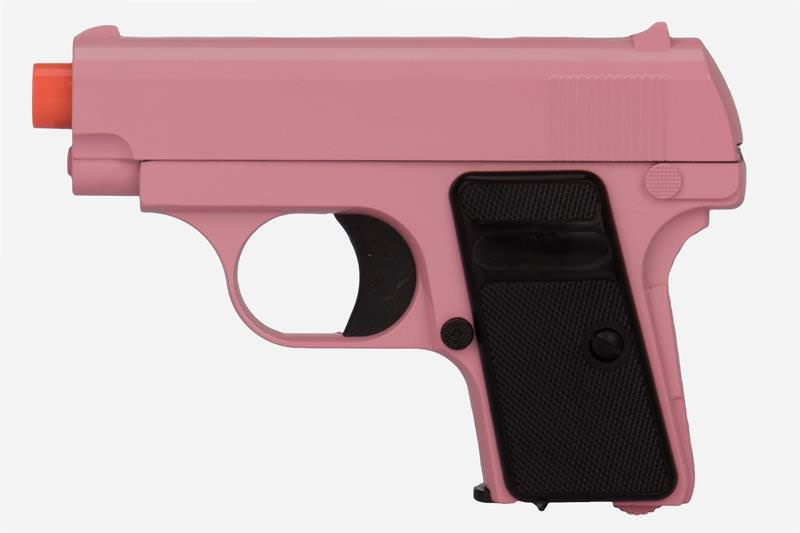 G1 Model Full Metal Spring Compact Airsoft Pistol Pink Handgun