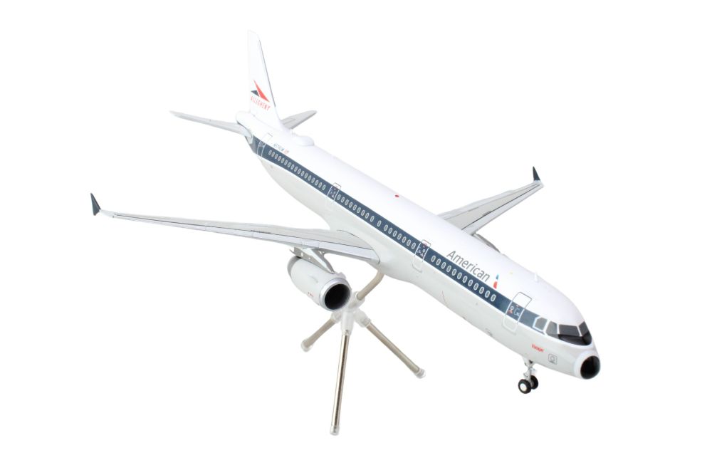 Airbus A321 Commercial Aircraft "American Airlines - Allegheny" (N579UW) White with Blue Stripes "Gemini 200" Series 1/200 Diecast Model Airplane by GeminiJets <h2>Airbus GeminiJets</h2> <p>High-quali