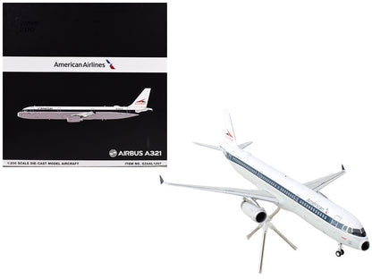 Airbus A321 Commercial Aircraft "American Airlines - Allegheny" (N579UW) White with Blue Stripes "Gemini 200" Series 1/200 Diecast Model Airplane by GeminiJets <h2>Airbus GeminiJets</h2> <p>High-quali