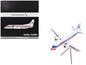 Saab 340B Commercial Aircraft "American Eagle" (N389AE) White with Red and Blue Stripes "Gemini 200" Series 1/200 Diecast Model Airplane by GeminiJets <h2>Saab GeminiJets</h2> <p>High-quality car perf