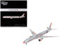 Boeing 777-300ER Commercial Aircraft "American Airlines - Flagship DFW" (N735AT) Silver with Otange Stripes "Gemini 200" Series 1/200 Diecast Model by GeminiJets <h2>Boeing GeminiJets</h2> <p>High-qua