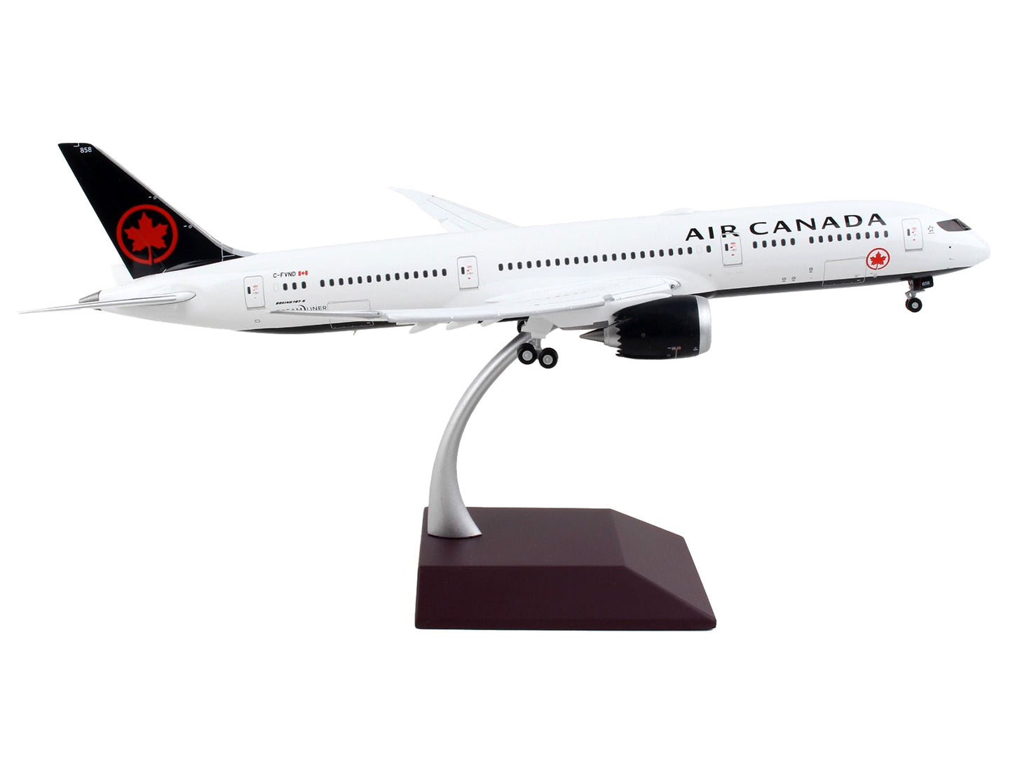 Boeing 787-9 Commercial Aircraft with Flaps Down "Air Canada" White Black Tail "Gemini 200" Series 1/200 Diecast Model Airplane by GeminiJets <h2>Boeing GeminiJets</h2> <p>High-quality car perfect for