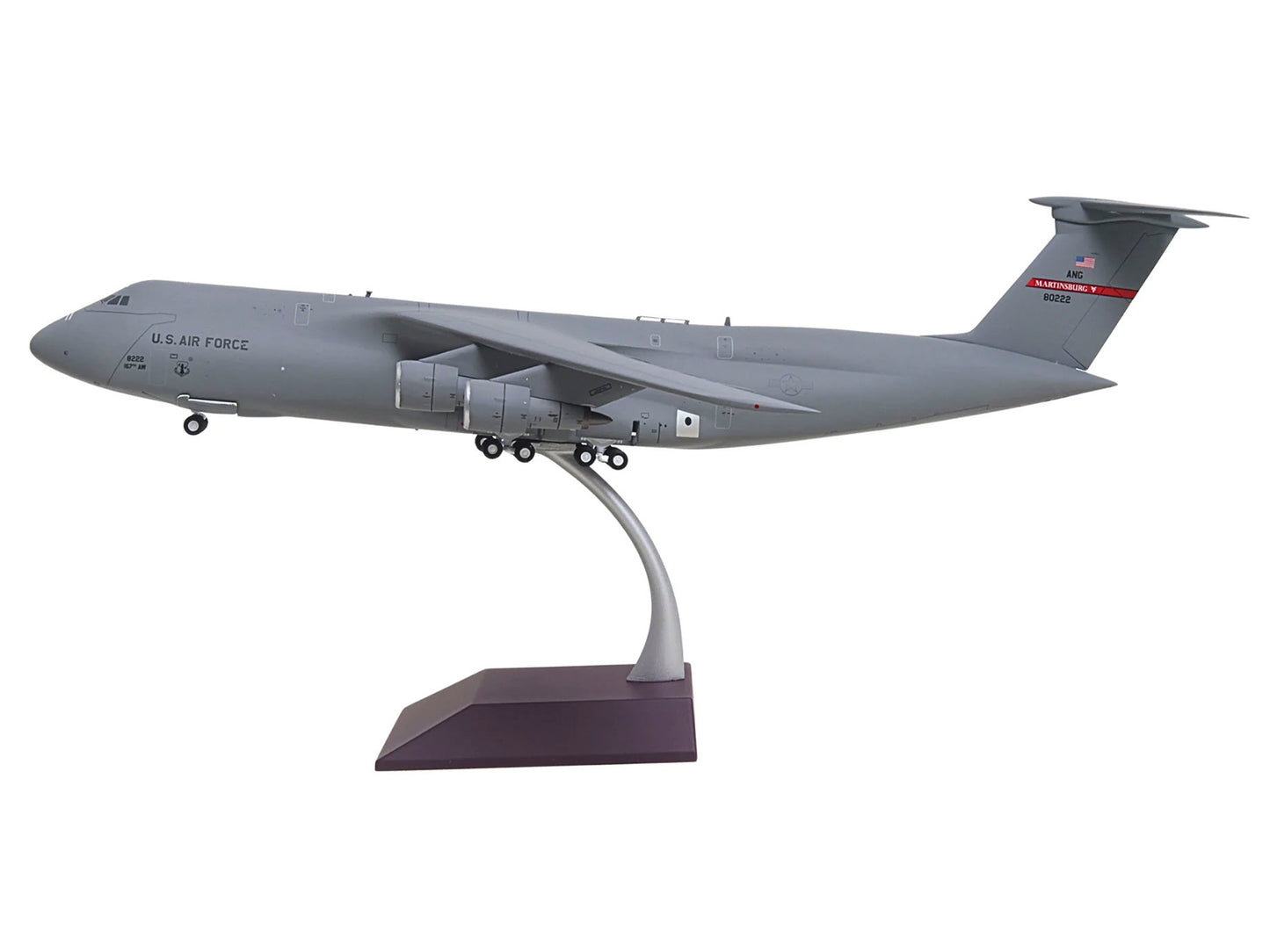 Lockheed C-5A Galaxy Transport Aircraft "68-0222 Martinsburg West Virginia Air National Guard" United States Force "Gemini 200" Series 1/200 Diecast Model by GeminiJets <h2>Lockheed GeminiJets</h2> <p