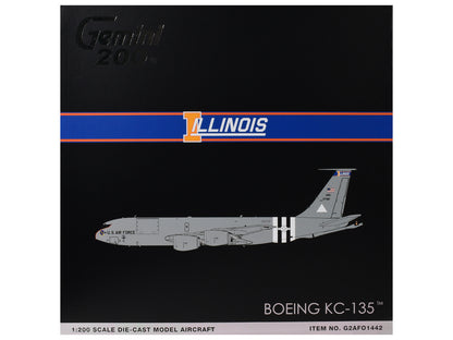 Boeing KC-135R Stratotanker Tanker Aircraft "Illinois Air National Guard" (63-7981) United States Force "Gemini 200" Series 1/200 Diecast Model by GeminiJets <h2>Boeing GeminiJets</h2> <p>High-quality