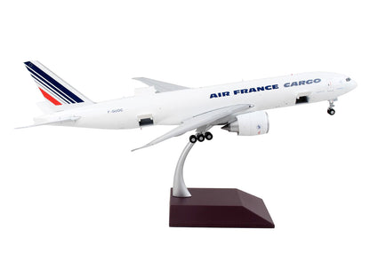 Boeing 777F Commercial Aircraft "Air France Cargo" White with Striped Tail "Gemini 200 - Interactive" Series 1/200 Diecast Model Airplane by GeminiJets <h2>Boeing GeminiJets</h2> <p>High-quality car p