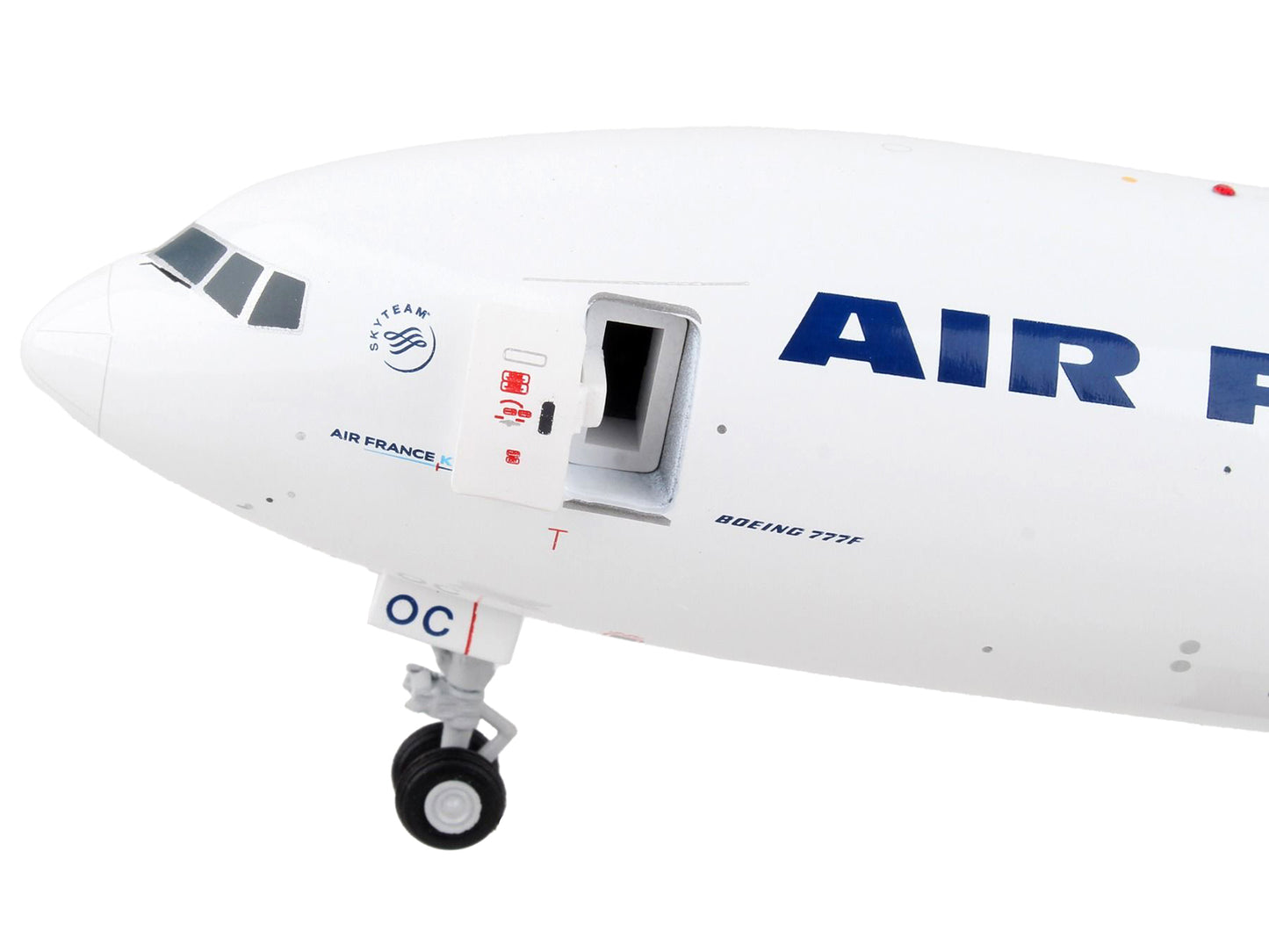 Boeing 777F Commercial Aircraft "Air France Cargo" White with Striped Tail "Gemini 200 - Interactive" Series 1/200 Diecast Model Airplane by GeminiJets <h2>Boeing GeminiJets</h2> <p>High-quality car p