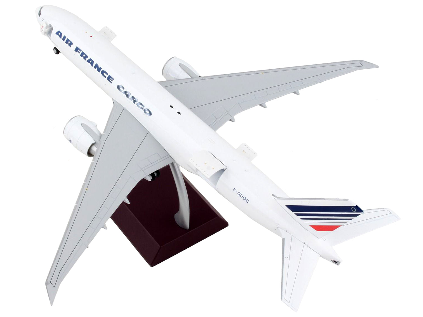 Boeing 777F Commercial Aircraft "Air France Cargo" White with Striped Tail "Gemini 200 - Interactive" Series 1/200 Diecast Model Airplane by GeminiJets <h2>Boeing GeminiJets</h2> <p>High-quality car p