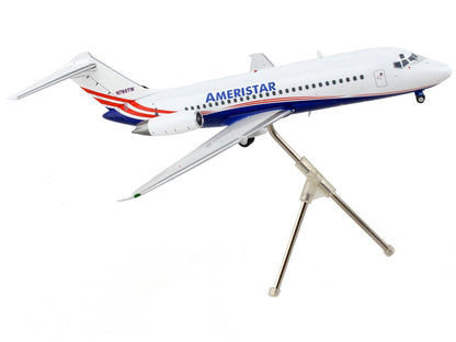 McDonnell Douglas DC-9-15F Commercial Aircraft "Ameristar Air Cargo" White with Blue and Red Stripes "Gemini 200" Series 1/200 Diecast Model Airplane by GeminiJets <h2>McDonnell GeminiJets</h2> <p>Hig