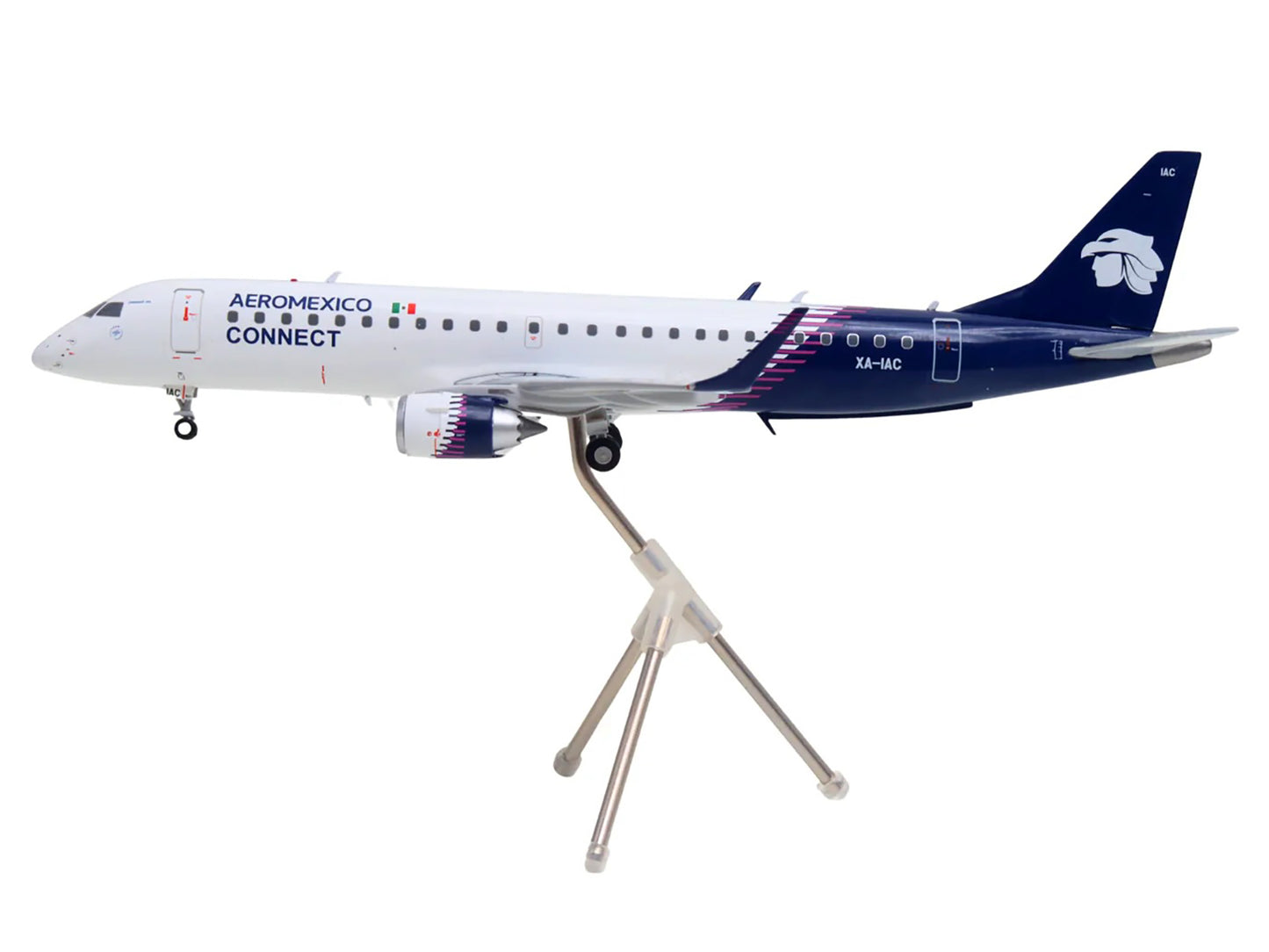 Embraer ERJ-190 Commercial Aircraft "Aeromexico Connect" (XA-IAC) White with Blue Tail "Gemini 200" Series 1/200 Diecast Model Airplane by GeminiJets <h2>Embraer GeminiJets</h2> <p>High-quality car pe