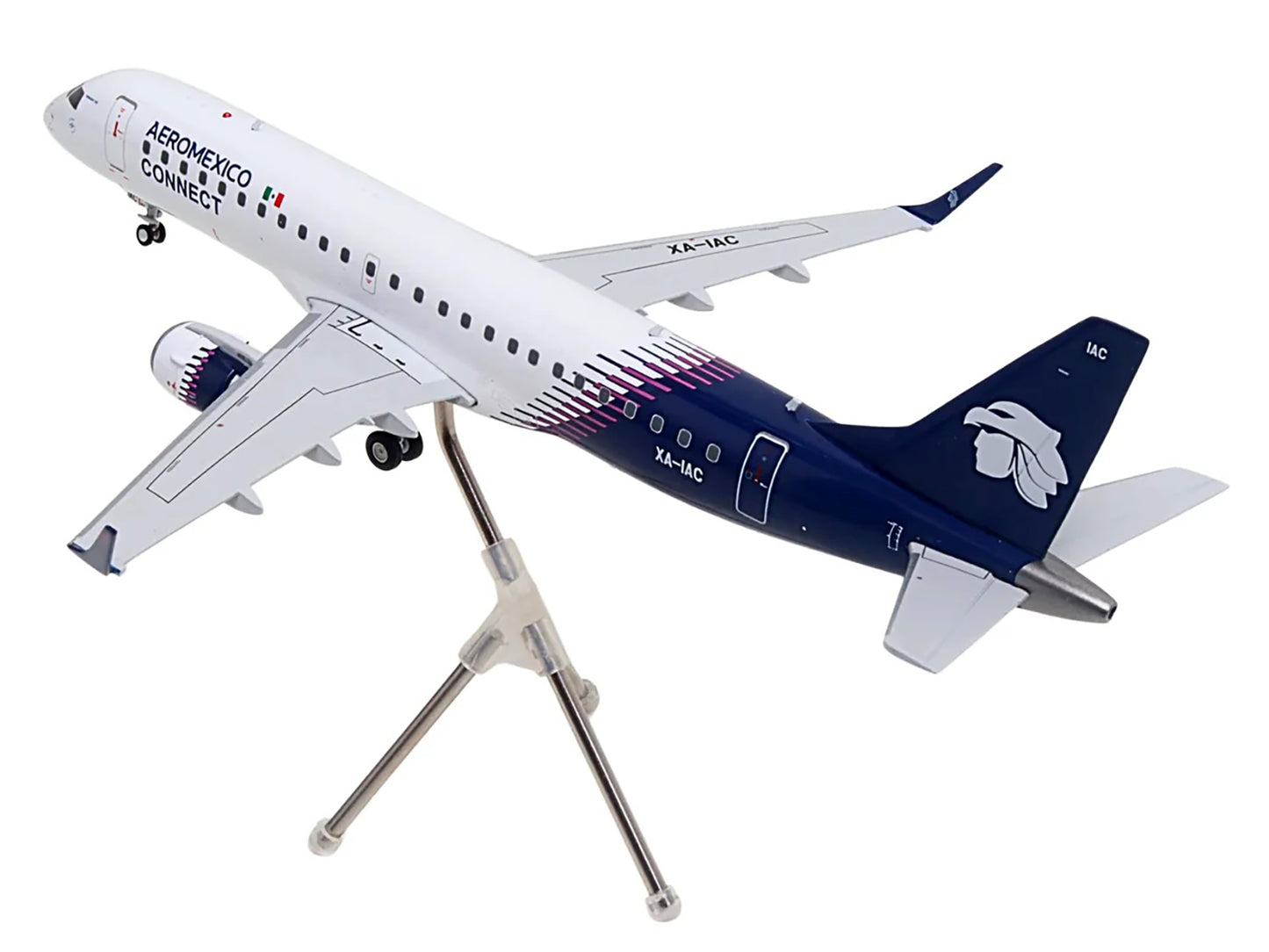 Embraer ERJ-190 Commercial Aircraft "Aeromexico Connect" (XA-IAC) White with Blue Tail "Gemini 200" Series 1/200 Diecast Model Airplane by GeminiJets <h2>Embraer GeminiJets</h2> <p>High-quality car pe