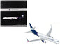 Boeing 737-800 Commercial Aircraft "AeroMexico" (N957AM) White with Dark Blue Tail "Gemini 200" Series 1/200 Diecast Model Airplane by GeminiJets <h2>Boeing GeminiJets</h2> <p>High-quality car perfect