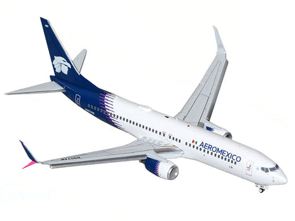 Boeing 737-800 Commercial Aircraft with Flaps Down "AeroMexico" (N957AM) White Dark Blue Tail "Gemini 200" Series 1/200 Diecast Model Airplane by GeminiJets <h2>Boeing GeminiJets</h2> <p>High-quality