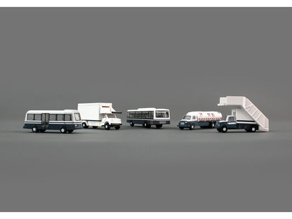 Airport Service Vehicles Set of 5 pieces "Gemini 200" Series Diecast Models by GeminiJets <h2>Airport GeminiJets</h2> <p>High-quality model car perfect for collectors and enthusiasts. Features detaile