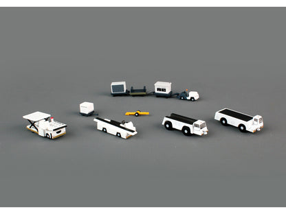 Airport Support Equipment Set of 10 pieces "Gemini 200" Series Diecast Models by GeminiJets <h2>Airport GeminiJets</h2> <p>High-quality model car perfect for collectors and enthusiasts. Features detai