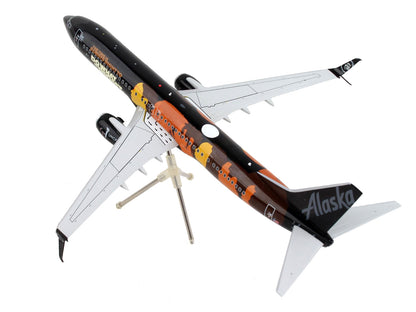 Boeing 737-900ER Commercial Aircraft "Alaska Airlines - Our Commitment" Black with Graphics "Gemini 200" Series 1/200 Diecast Model Airplane by GeminiJets <h2>Boeing GeminiJets</h2> <p>High-quality ca