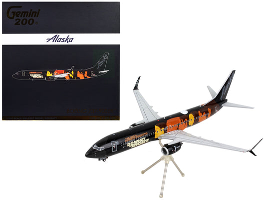 Boeing 737-900ER Commercial Aircraft "Alaska Airlines - Our Commitment" Black with Graphics "Gemini 200" Series 1/200 Diecast Model Airplane by GeminiJets <h2>Boeing GeminiJets</h2> <p>High-quality ca
