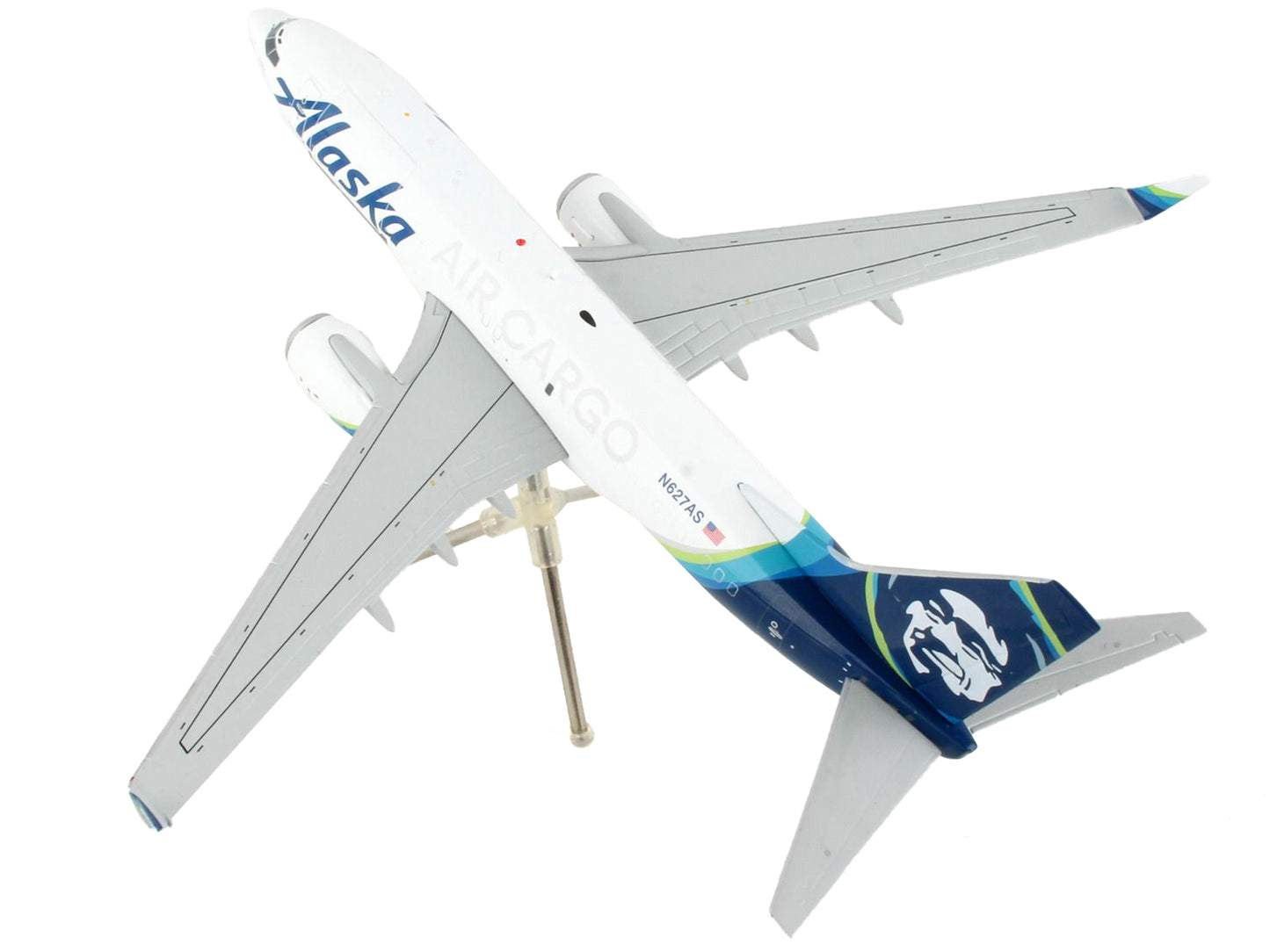 Boeing 737-700BDSF Commercial Aircraft "Alaska Air Cargo" White with Blue Tail "Gemini 200" Series 1/200 Diecast Model Airplane by GeminiJets <h2>Boeing GeminiJets</h2> <p>High-quality car perfect for