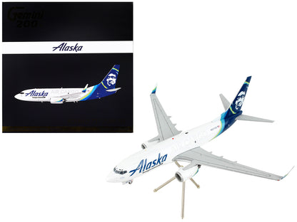 Boeing 737-700BDSF Commercial Aircraft "Alaska Air Cargo" White with Blue Tail "Gemini 200" Series 1/200 Diecast Model Airplane by GeminiJets <h2>Boeing GeminiJets</h2> <p>High-quality car perfect for