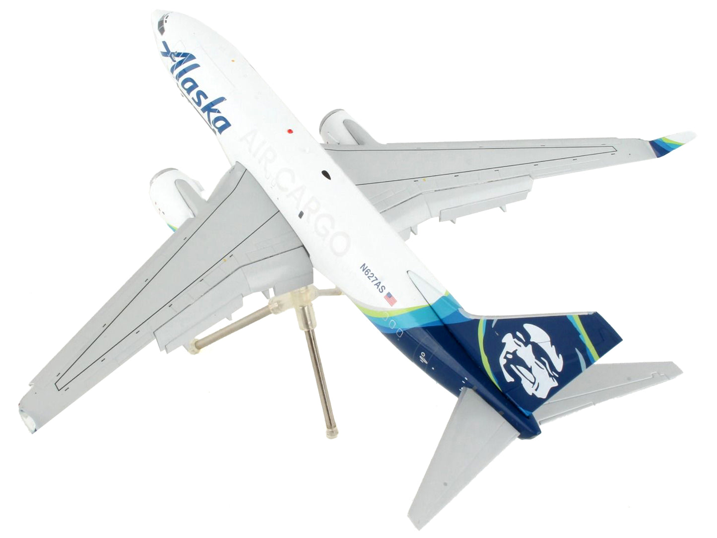 Boeing 737-700BDSF Commercial Aircraft with Flaps Down "Alaska Air Cargo" White Blue Tail "Gemini 200" Series 1/200 Diecast Model Airplane by GeminiJets <h2>Boeing GeminiJets</h2> <p>High-quality car