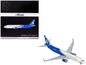 Boeing 737 MAX 8 Commercial Aircraft "Alaska Airlines - Honoring Those Who Serve" (N806AK) White and Blue "Gemini 200" Series 1/200 Diecast Model Airplane by GeminiJets <h2>Boeing GeminiJets</h2> <p>H
