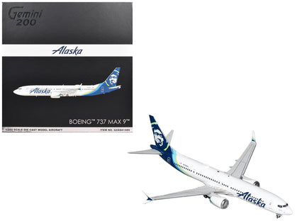 Boeing 737 MAX 9 Commercial Aircraft 1/200 Diecast Aircraft - GeminiJets