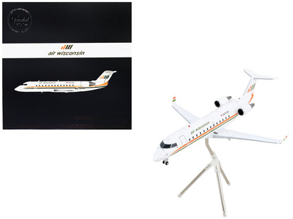 Bombardier CRJ200 Commercial Aircraft "Air Wisconsin" White with Orange and Green Stripes "Gemini 200" Series 1/200 Diecast Model Airplane by GeminiJets <h2>Bombardier GeminiJets</h2> <p>High-quality