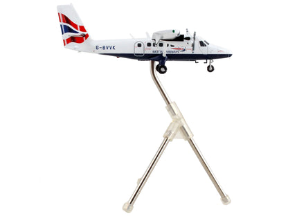 De Havilland DHC-6-300 Commercial Aircraft "British Airways" White with Striped Tail "Gemini 200" Series 1/200 Diecast Model Airplane by GeminiJets <h2>De GeminiJets</h2> <p>High-quality car perfect f