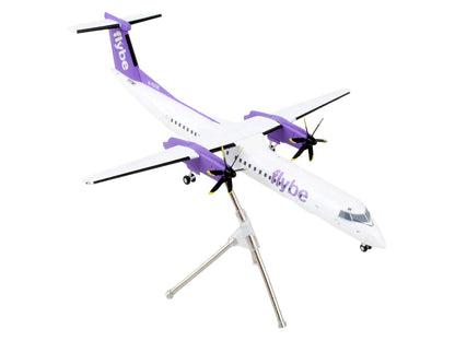 Bombardier Q400 Commercial Aircraft "Flybe" (G-ECOE) White with Purple Tail "Gemini 200" Series 1/200 Diecast Model Airplane by GeminiJets <h2>Bombardier GeminiJets</h2> <p>High-quality car perfect fo