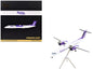 Bombardier Q400 Commercial Aircraft "Flybe" (G-ECOE) White with Purple Tail "Gemini 200" Series 1/200 Diecast Model Airplane by GeminiJets <h2>Bombardier GeminiJets</h2> <p>High-quality car perfect fo