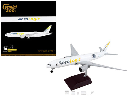 Boeing 777F Commercial Aircraft "AeroLogic" White "Gemini 200 - Interactive" Series 1/200 Diecast Model Airplane by GeminiJets <h2>Boeing GeminiJets</h2> <p>High-quality car perfect for collectors and