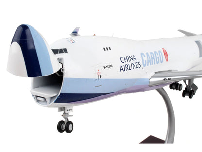 Boeing 747-400F Commercial Aircraft "China Airlines Cargo" White with Purple Tail "Gemini 200 - Interactive" Series 1/200 Diecast Model Airplane by GeminiJets <h2>Boeing GeminiJets</h2> <p>High-qualit