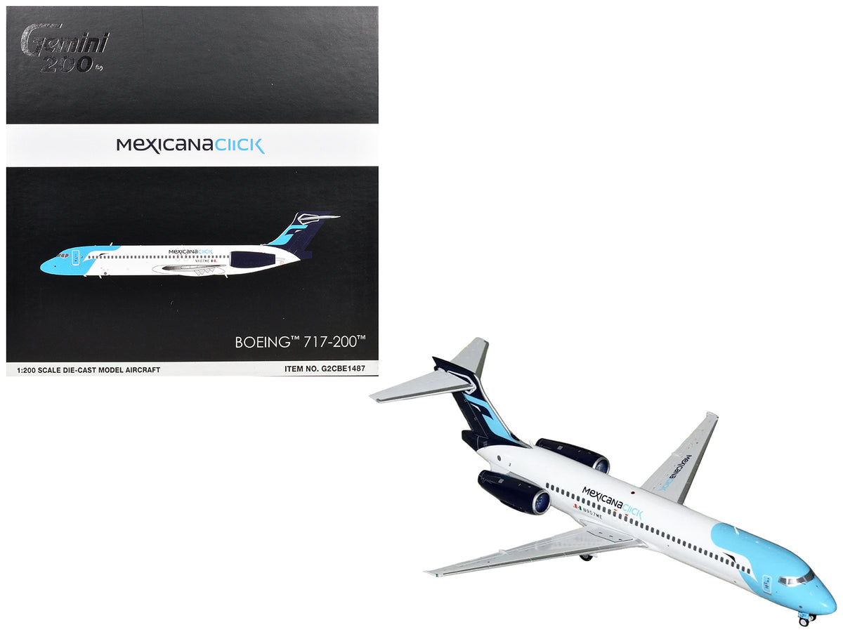 Boeing 717-200 Commercial Aircraft (N907ME) 1/200 Diecast Aircraft - GeminiJets