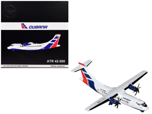 ATR 42-500 Commercial Aircraft "Cubana" (CU-T1240) White with Blue and Red Tail "Gemini 200" Series 1/200 Diecast Model Airplane by GeminiJets <h2>ATR GeminiJets</h2> <p>High-quality car perfect for c