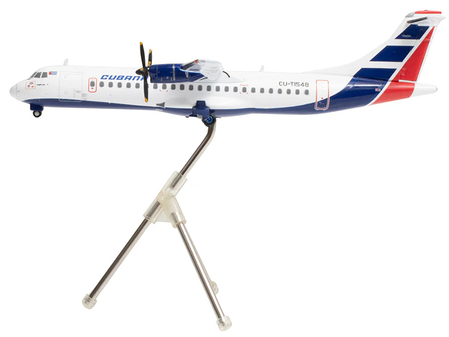 ATR 72-200 Commercial Aircraft "Cubana de Aviacion" (CU-T1548) White with Red and Blue Tail "Gemini 200" Series 1/200 Diecast Model Airplane by GeminiJets <h2>ATR GeminiJets</h2> <p>High-quality car p