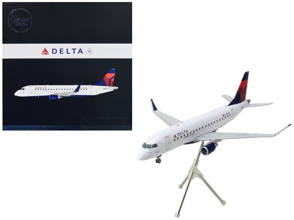 Embraer ERJ-175 Commercial Aircraft "Delta Connection" White with Blue and Red Tail "Gemini 200" Series 1/200 Diecast Model Airplane by GeminiJets <h2>Embraer GeminiJets</h2> <p>High-quality car perfe