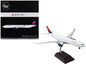 Airbus A330-300 Commercial Aircraft "Delta Air Lines" (N829NW) White with Blue and Red Tail "Gemini 200" Series 1/200 Diecast Model Airplane by GeminiJets <h2>Airbus GeminiJets</h2> <p>High-quality ca