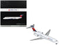 Boeing 717-200 Commercial Aircraft "Delta Air Lines" (N947AT) White with Blue and Red Tail "Gemini 200" Series 1/200 Diecast Model by GeminiJets
