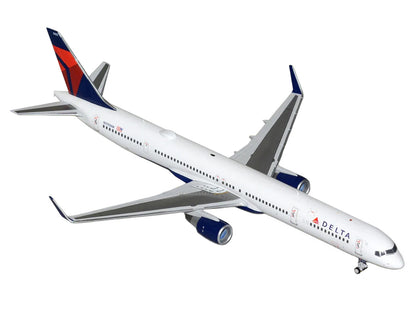 Boeing 757-300 Commercial Aircraft "Delta Air Lines" (N595NW) White with Blue and Red Tail "Gemini 200" Series 1/200 Diecast Model by GeminiJets <h2>Boeing GeminiJets</h2> <p>High-quality car perfect