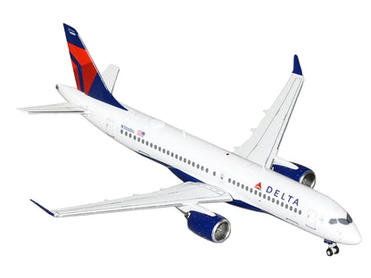 Airbus A220-300 Commercial Aircraft "Delta Air Lines" (N306DU) White with Red and Blue Tail "Gemini 200" Series 1/200 Diecast Model Airplane by GeminiJets