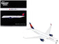 Airbus A350-900 Commercial Aircraft "Delta Air Lines" (N504DN) White with Red and Blue Tail "Gemini 200" Series 1/200 Diecast Model Airplane by GeminiJets