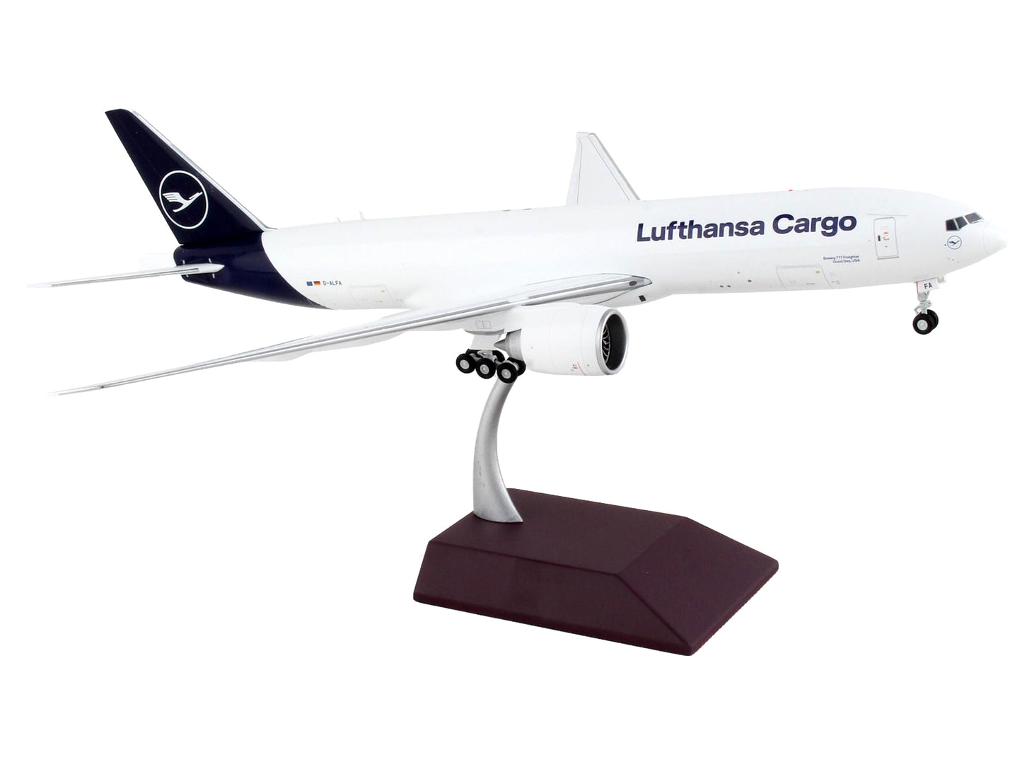 Boeing 777F Commercial Aircraft "Lufthansa Cargo" White with Blue Tail "Gemini 200" Series 1/200 Diecast Model Airplane by GeminiJets <h2>Boeing GeminiJets</h2> <p>High-quality car perfect for collect