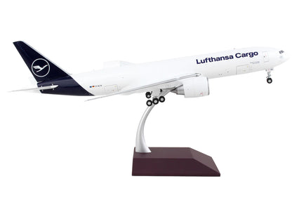 Boeing 777F Commercial Aircraft "Lufthansa Cargo" White with Blue Tail "Gemini 200 - Interactive" Series 1/200 Diecast Model Airplane by GeminiJets <h2>Boeing GeminiJets</h2> <p>High-quality car perfe