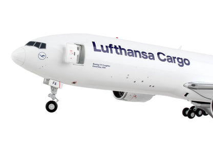 Boeing 777F Commercial Aircraft "Lufthansa Cargo" White with Blue Tail "Gemini 200 - Interactive" Series 1/200 Diecast Model Airplane by GeminiJets <h2>Boeing GeminiJets</h2> <p>High-quality car perfe