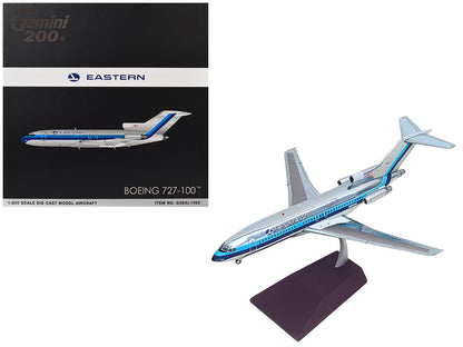 Boeing 727-100 Commercial Aircraft "Eastern Air Lines" (N8120N) Silver with Blue Stripes "Gemini 200" Series 1/200 Diecast Model Airplane by GeminiJets <h2>Boeing GeminiJets</h2> <p>High-quality car p