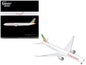 Boeing 777-9 Commercial Aircraft "Ethiopian Airlines" (ET-BBX) White with Tail Stripes "Gemini 200" Series 1/200 Diecast Model Airplane by GeminiJets