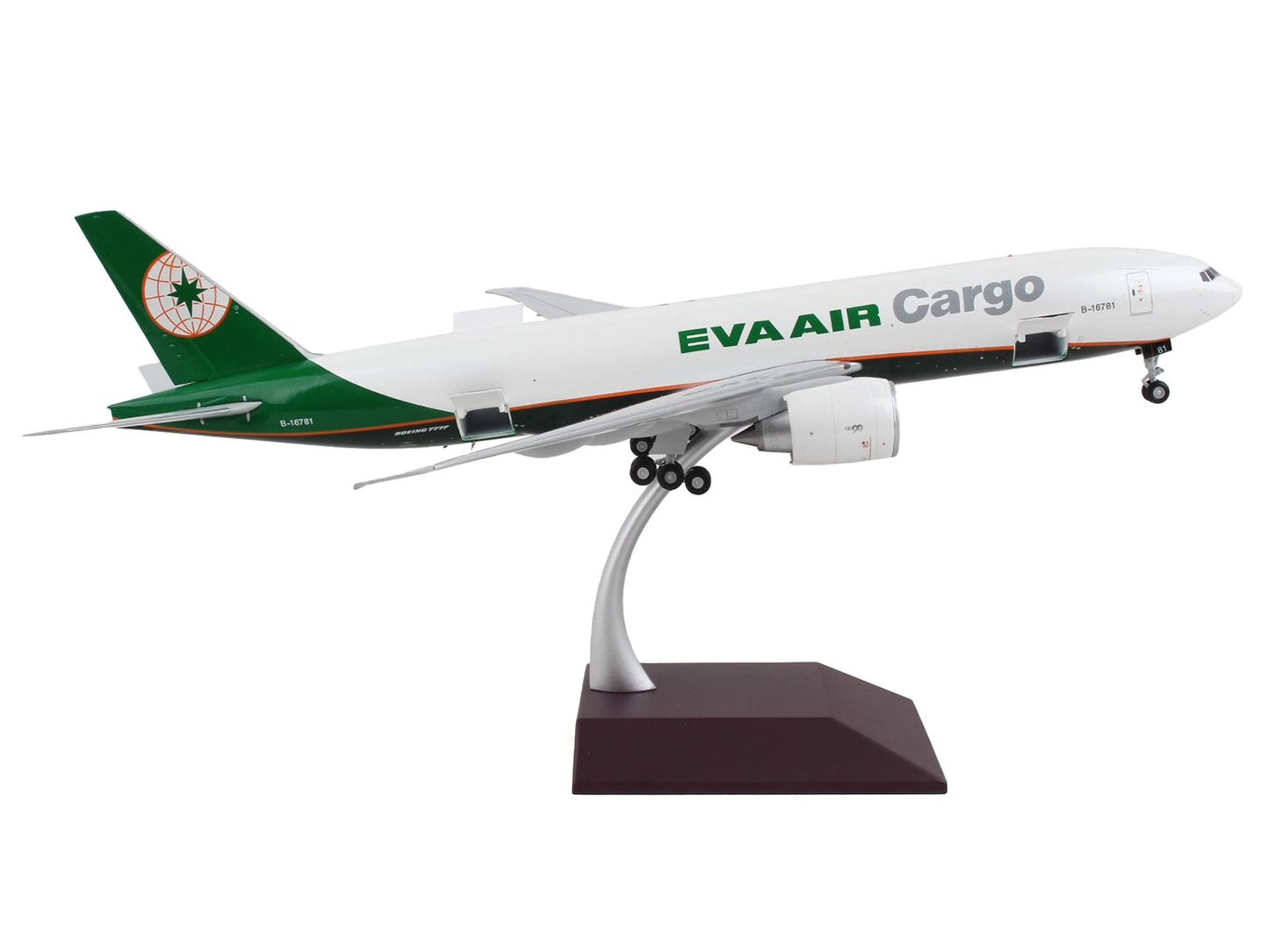 Boeing 777F Commercial Aircraft "Eva Air Cargo" White with Green Tail "Gemini 200 - Interactive" Series 1/200 Diecast Model Airplane by GeminiJets <h2>Boeing GeminiJets</h2> <p>High-quality car perfec